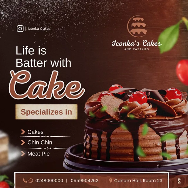 Iconka’s Cake graphic design artwork