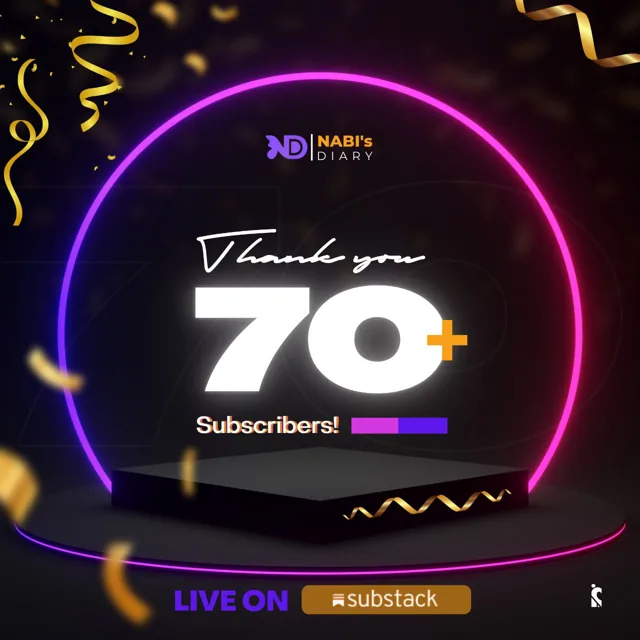 Nabiundefineds Diary — Nabis Diary · 70+ subscribers