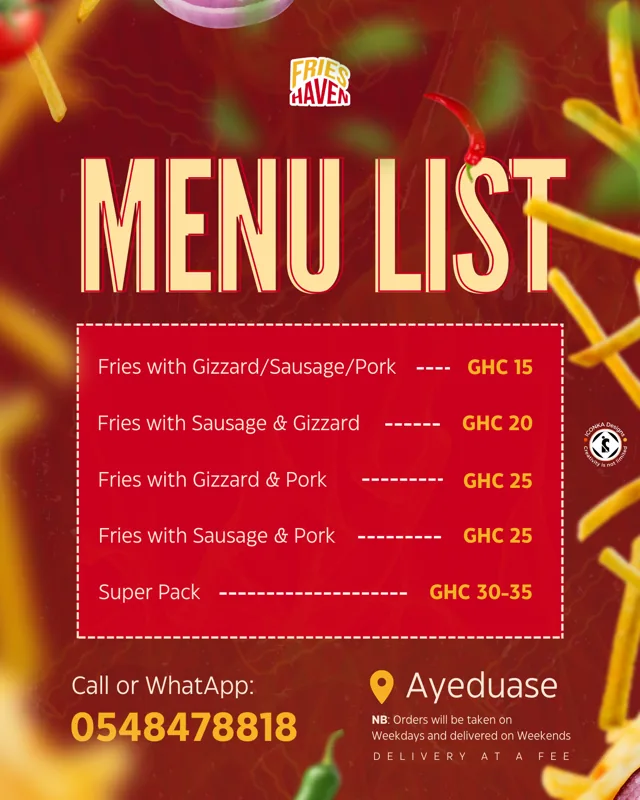 Fries Haven — Fries Haven · menu