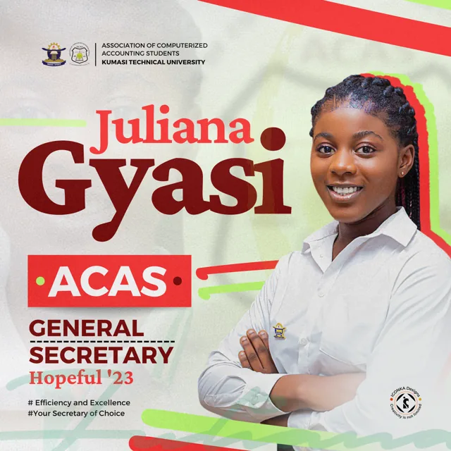 Juliana Gyasi · campaign graphic design artwork