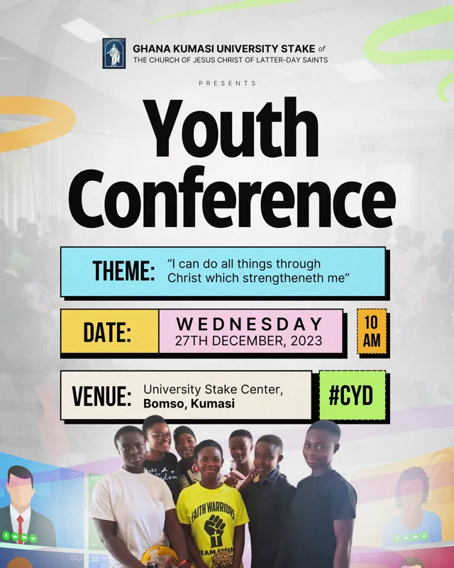 University Stake · youth conference graphic design artwork