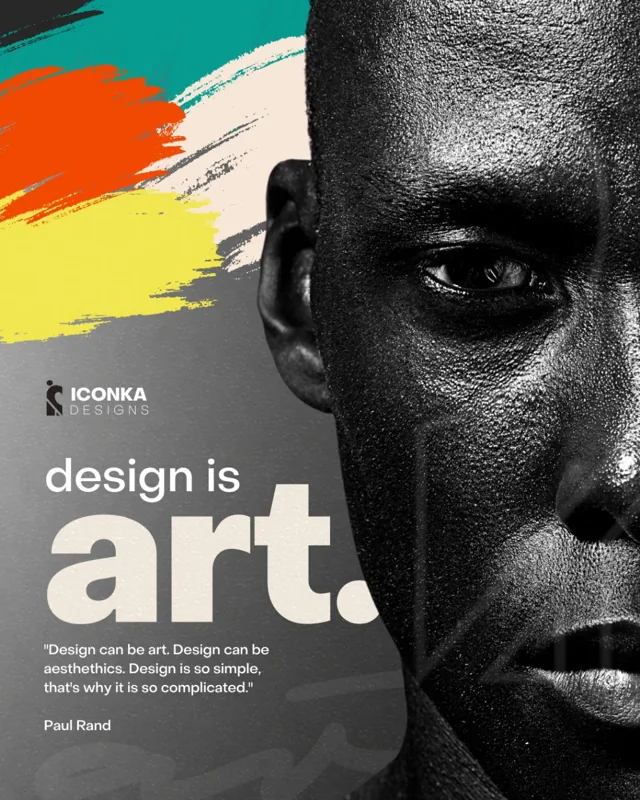 Design is art graphic design artwork
